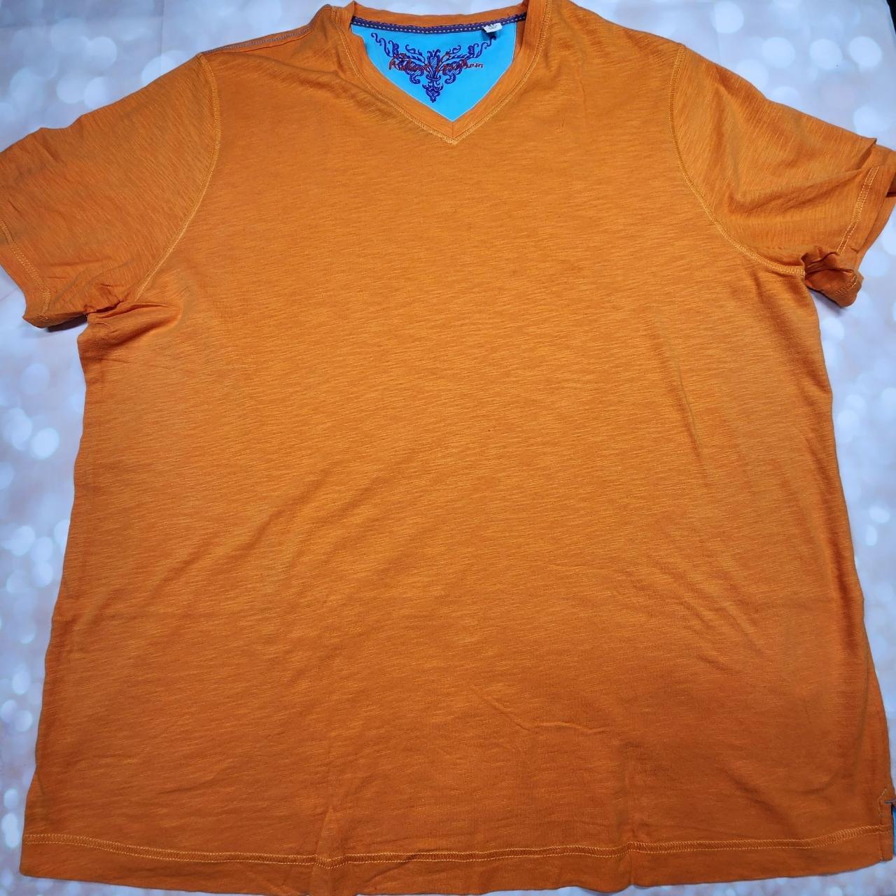 robert graham orange shirt