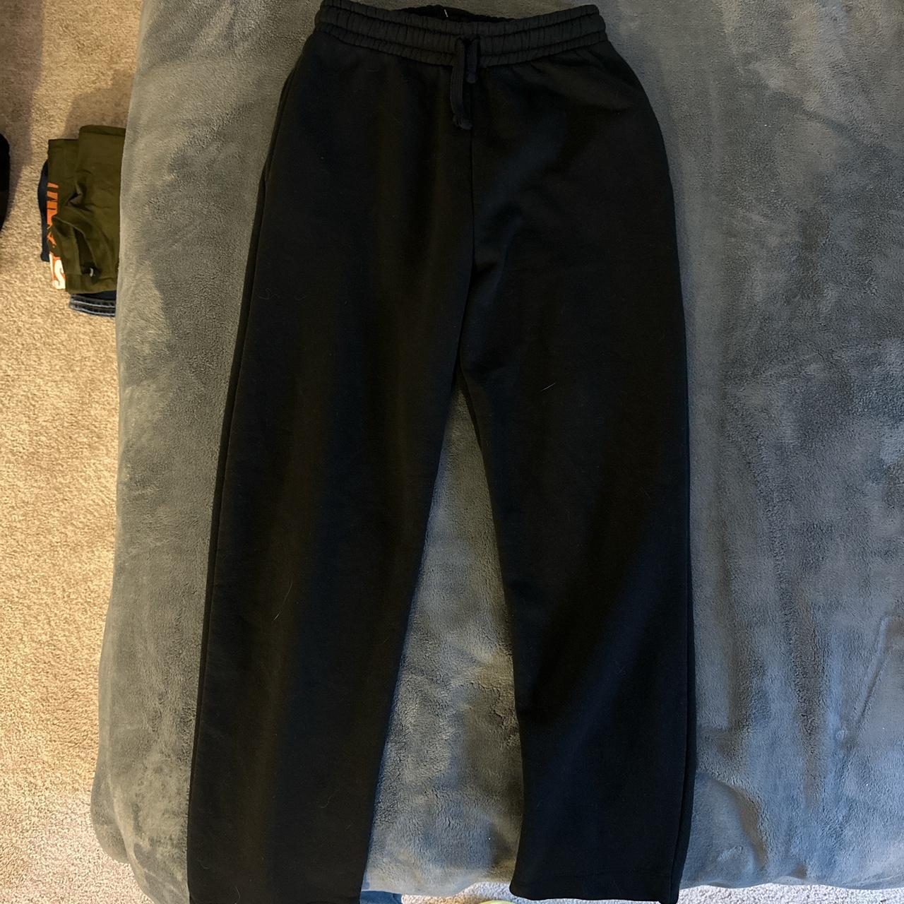 Zara Men's Black Joggers-tracksuits | Depop