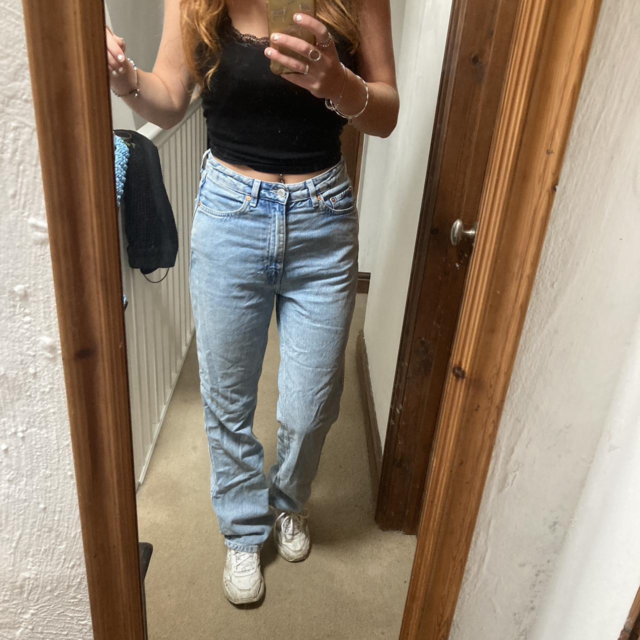 weekday rowe jeans - Depop