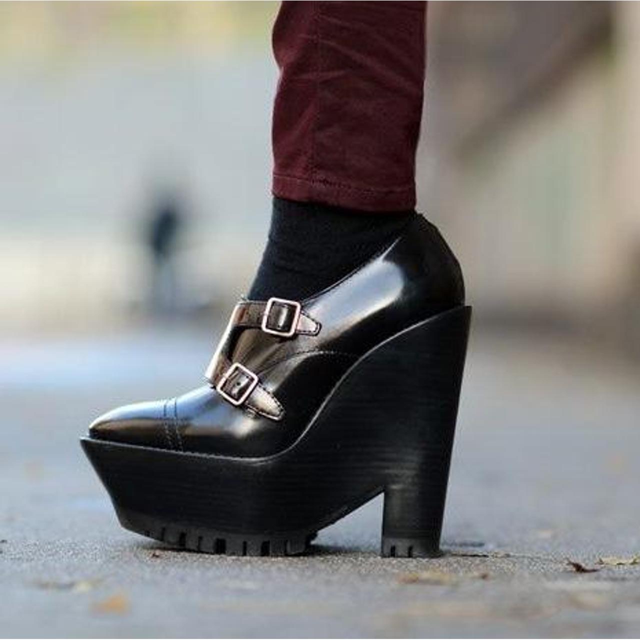 BURBERRY PRORSUM Parker Monk strap double Depop