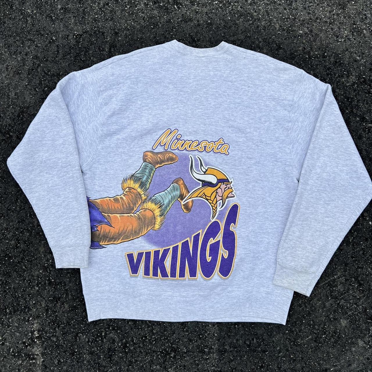 Sports Minnesota Vikings Sweatshirt 'purple' in Blue for Men