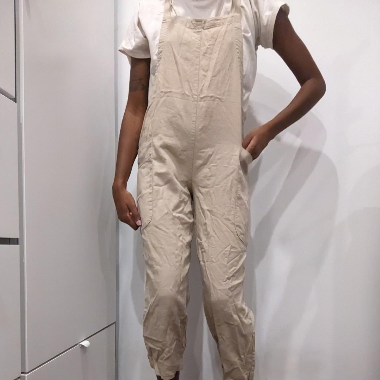 Linen relaxed overalls Forever 21