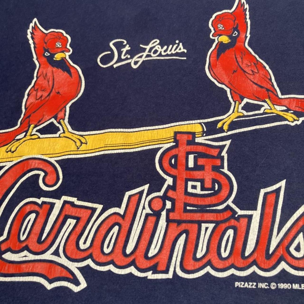 Vintage St. Louis Cardinals Baseball Tee Shirt Free - Depop