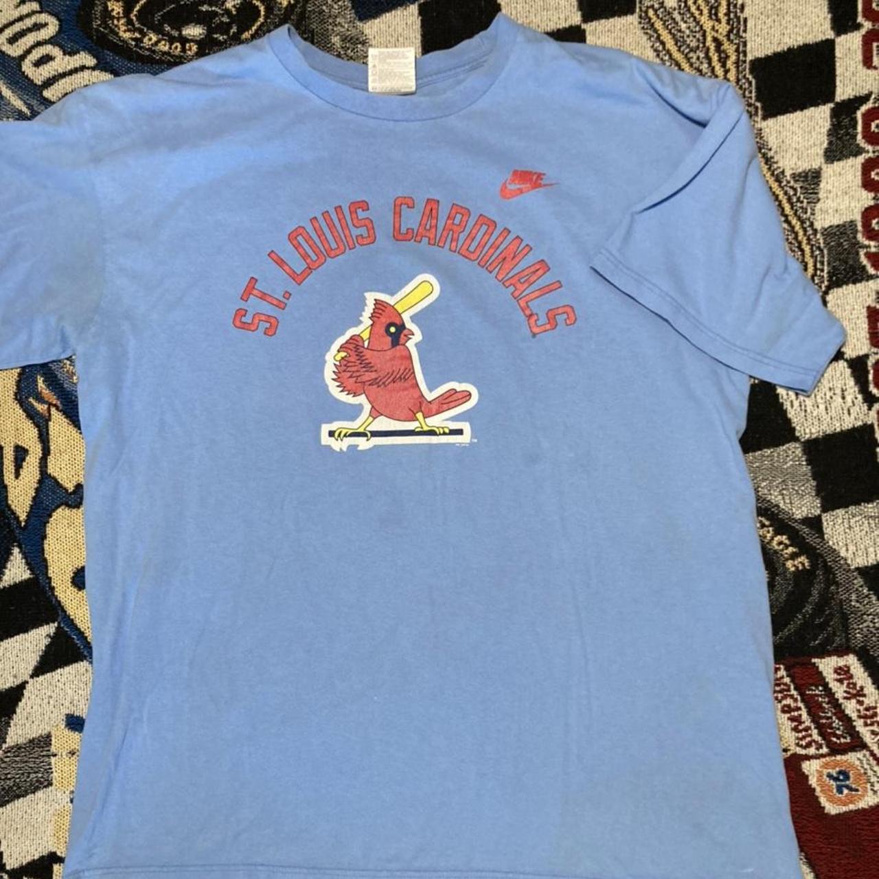 Nike / Men's St. Louis Cardinals Powder Blue Logo T-Shirt