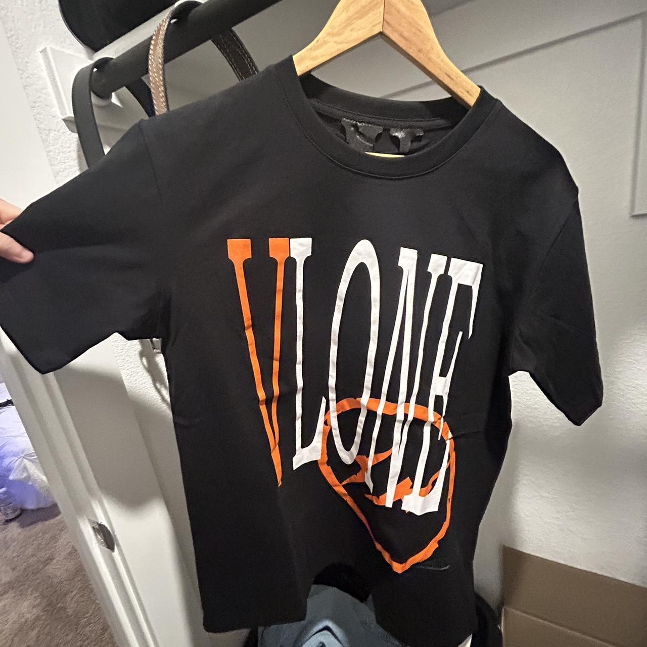 Vlone orange 2024 staple tee