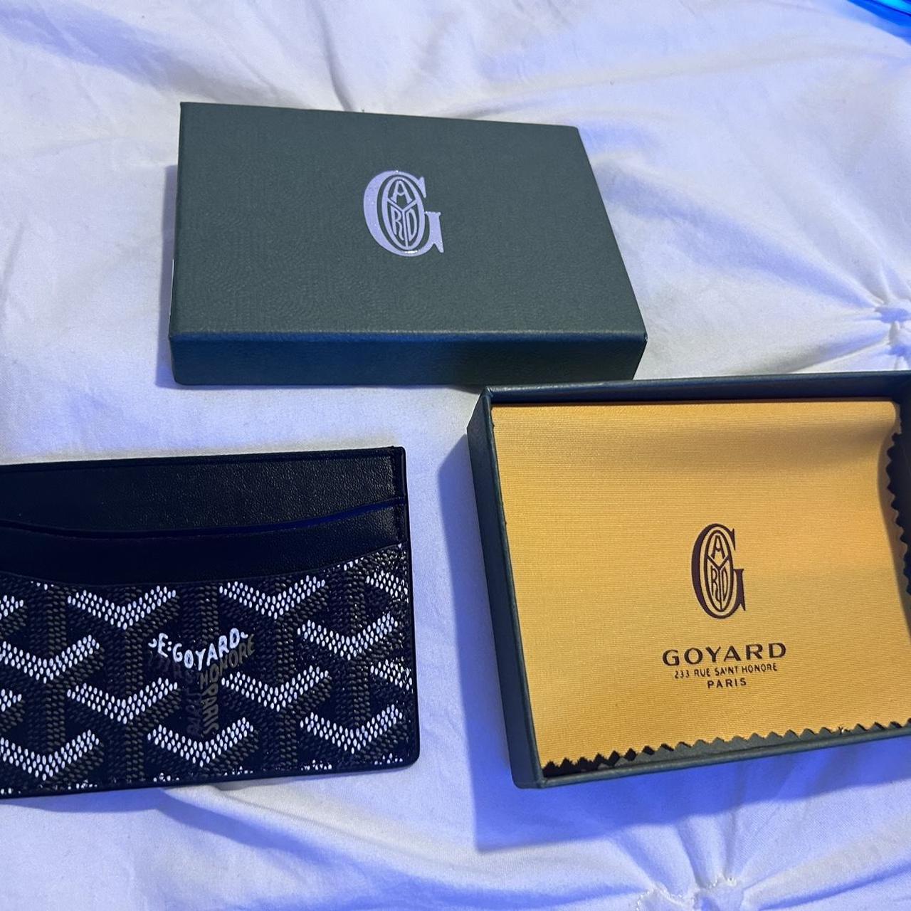 Black Goyard Card Holder. - Depop