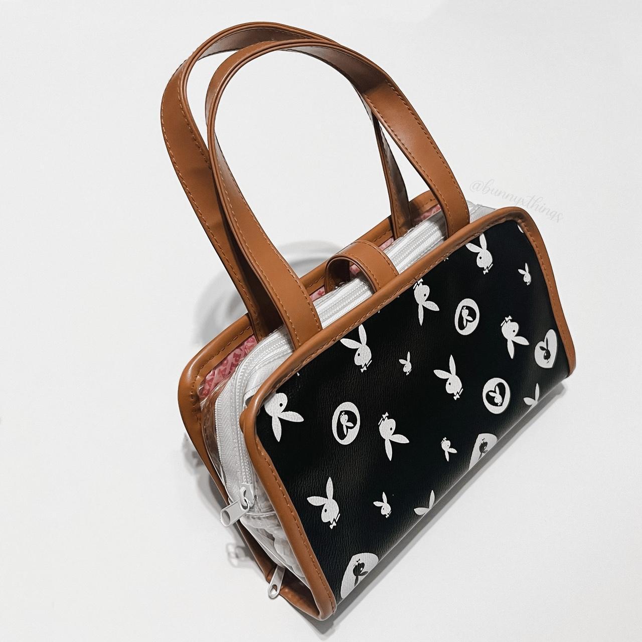 Playboy monogram black & white bag New without tags - Depop