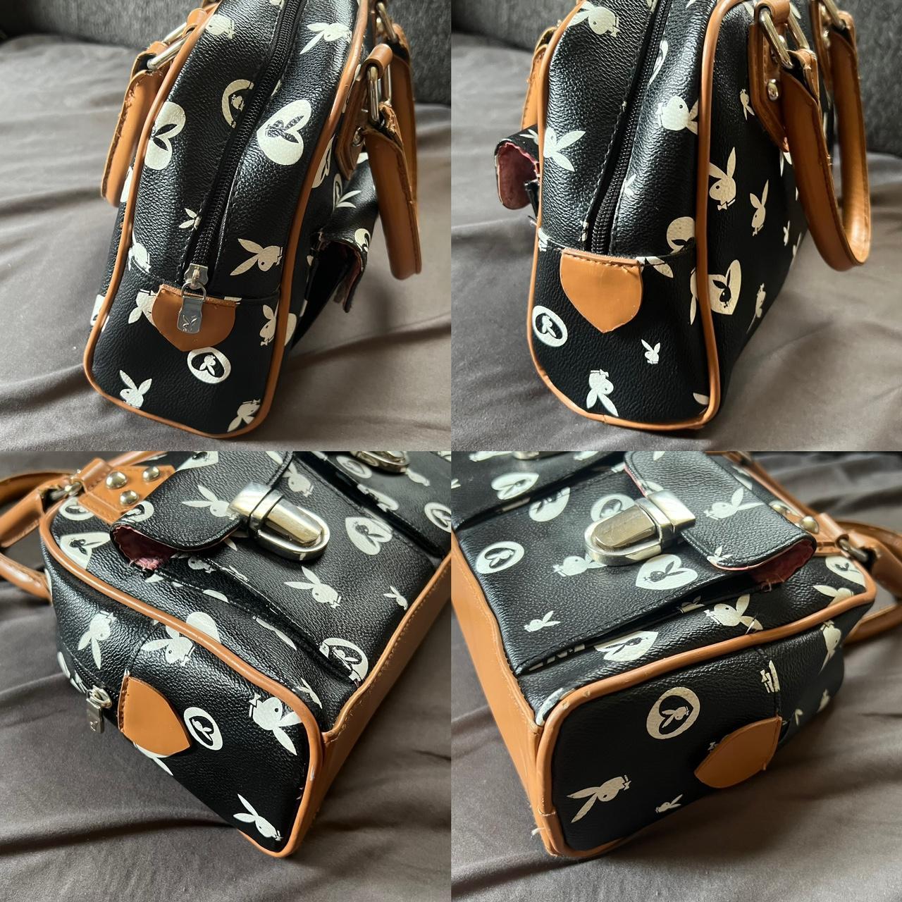 Playboy monogram black & white bag New without tags - Depop