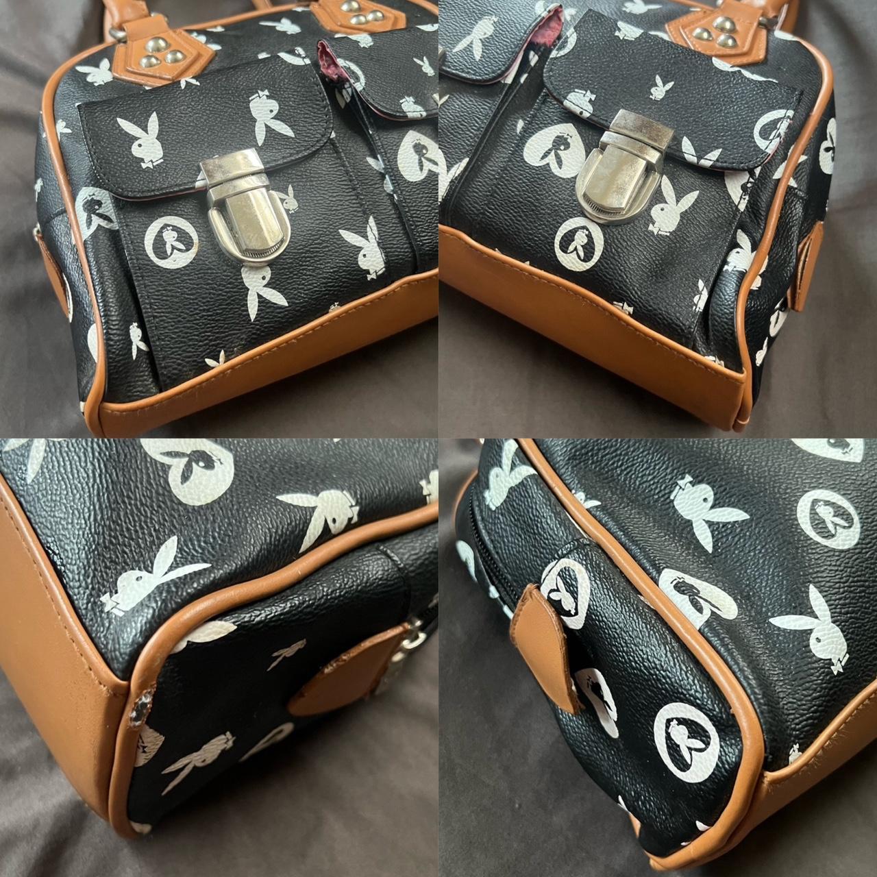 Playboy monogram black & white bag New without tags - Depop