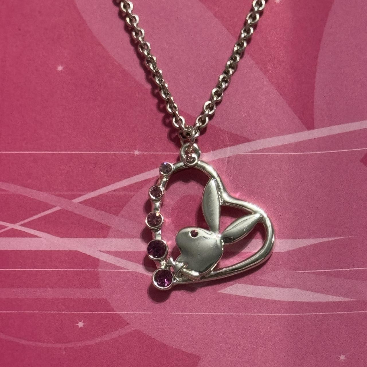 Playboy heart necklace Clearance