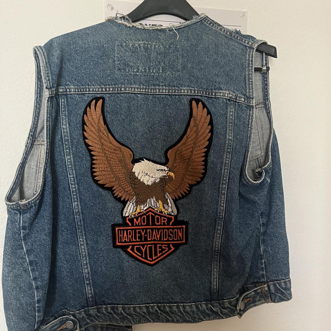 harley davidson vest - Depop