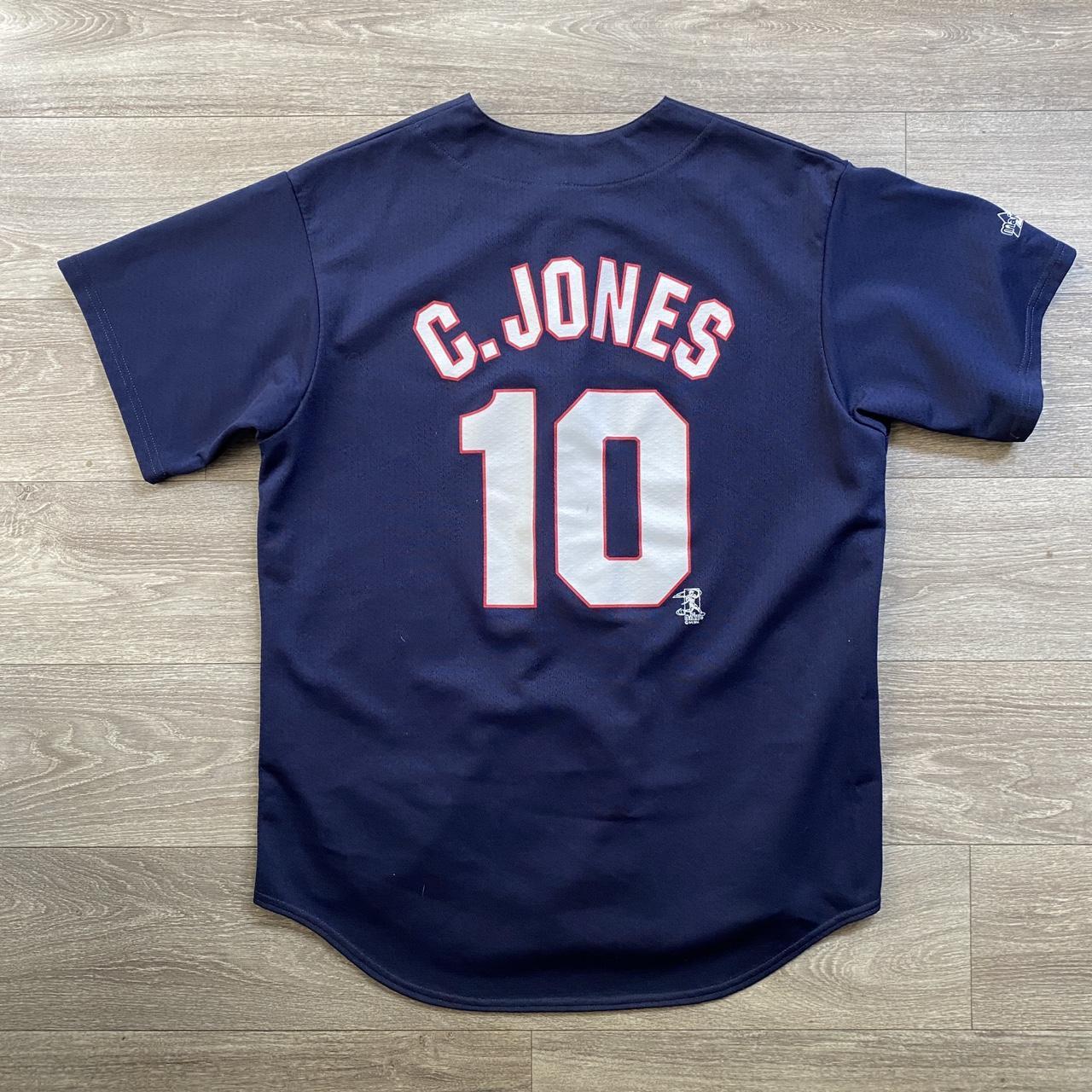 Chipper Jones Atlanta Braves Jersey Size - Men's - Depop