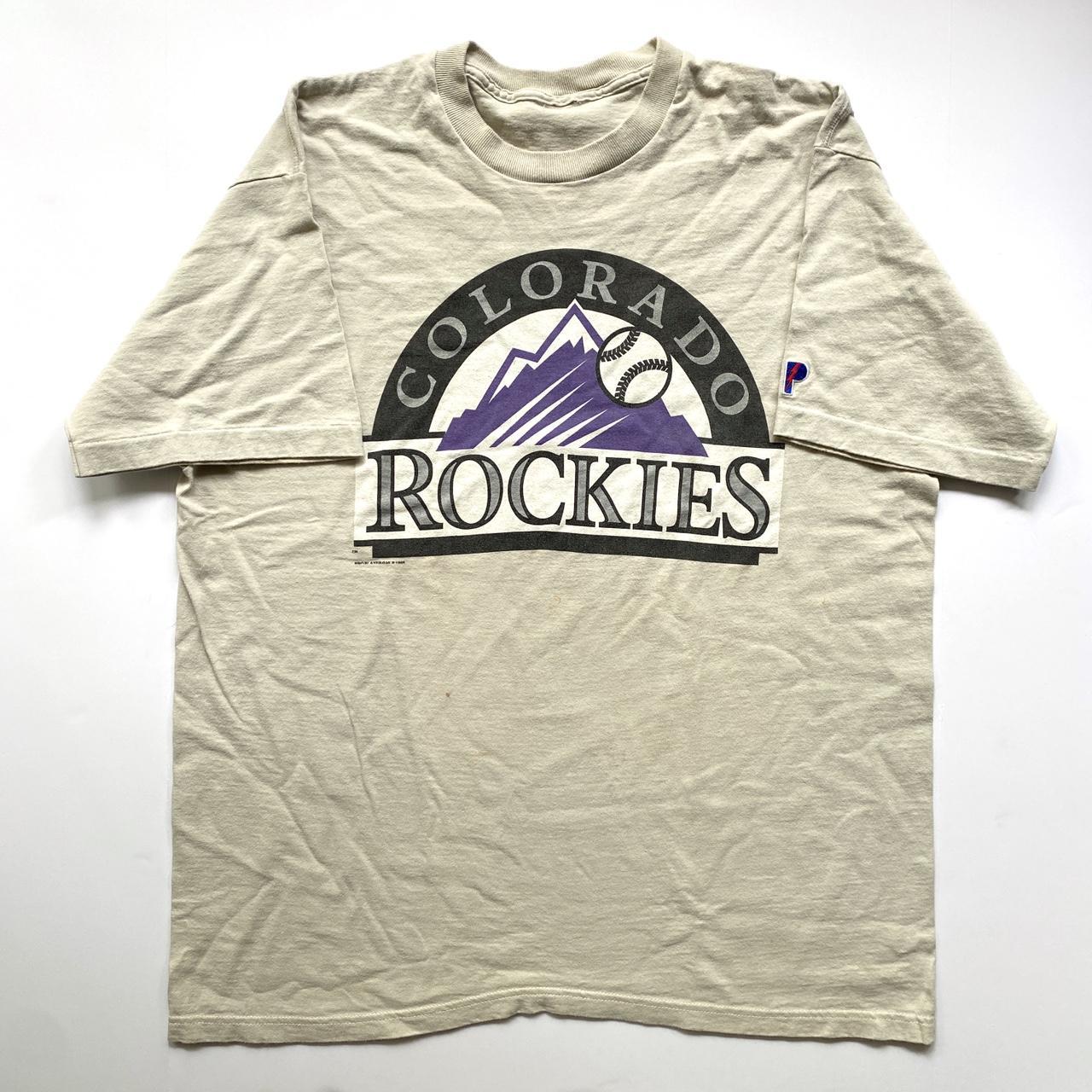 Rockies Men's T-Shirt - Cream - XL