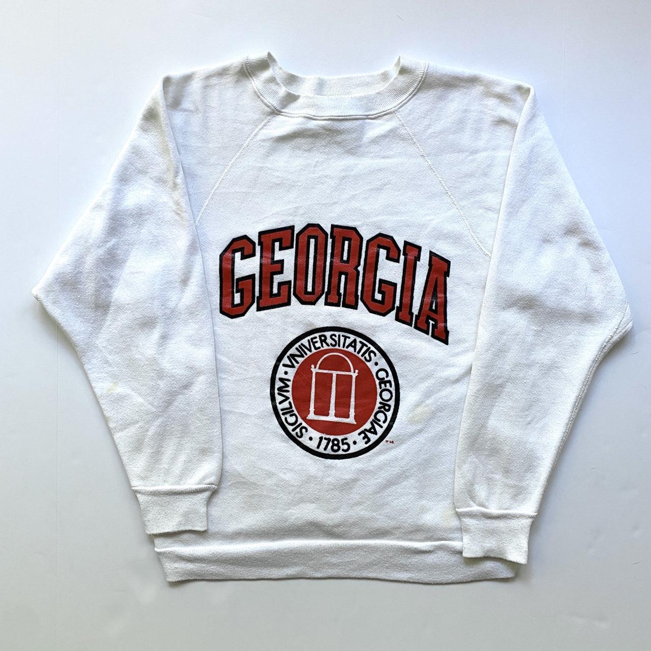 White uga online sweatshirt