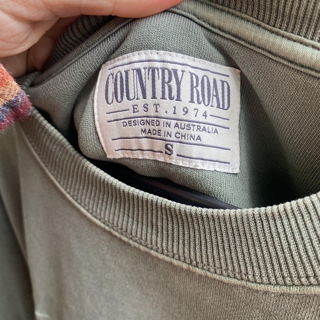 Country road jumper in khaki Depop