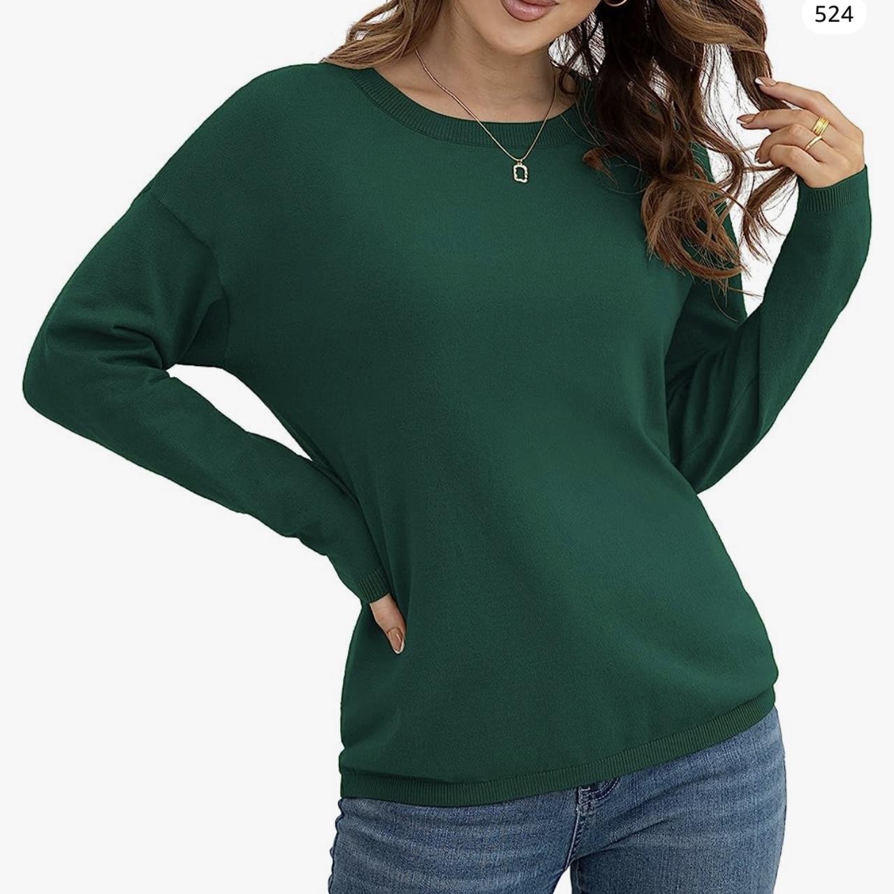 Bottle green sweatshirt online womens