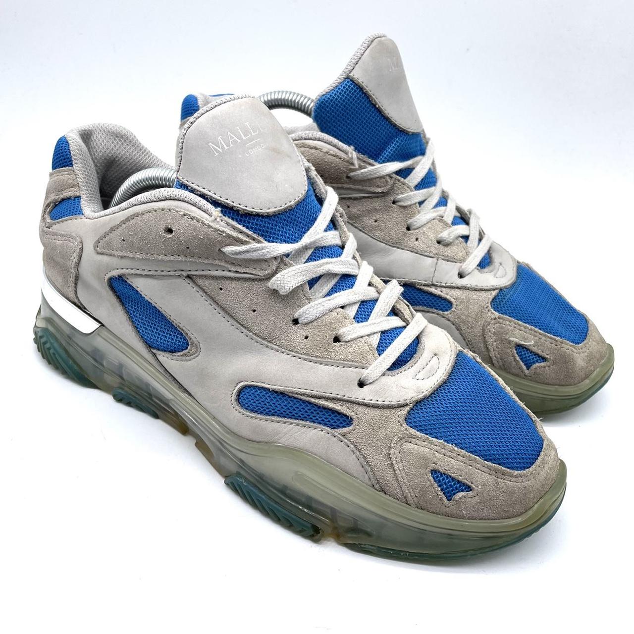Mallet trainers lace up sneakers shoes Grey blue... Depop