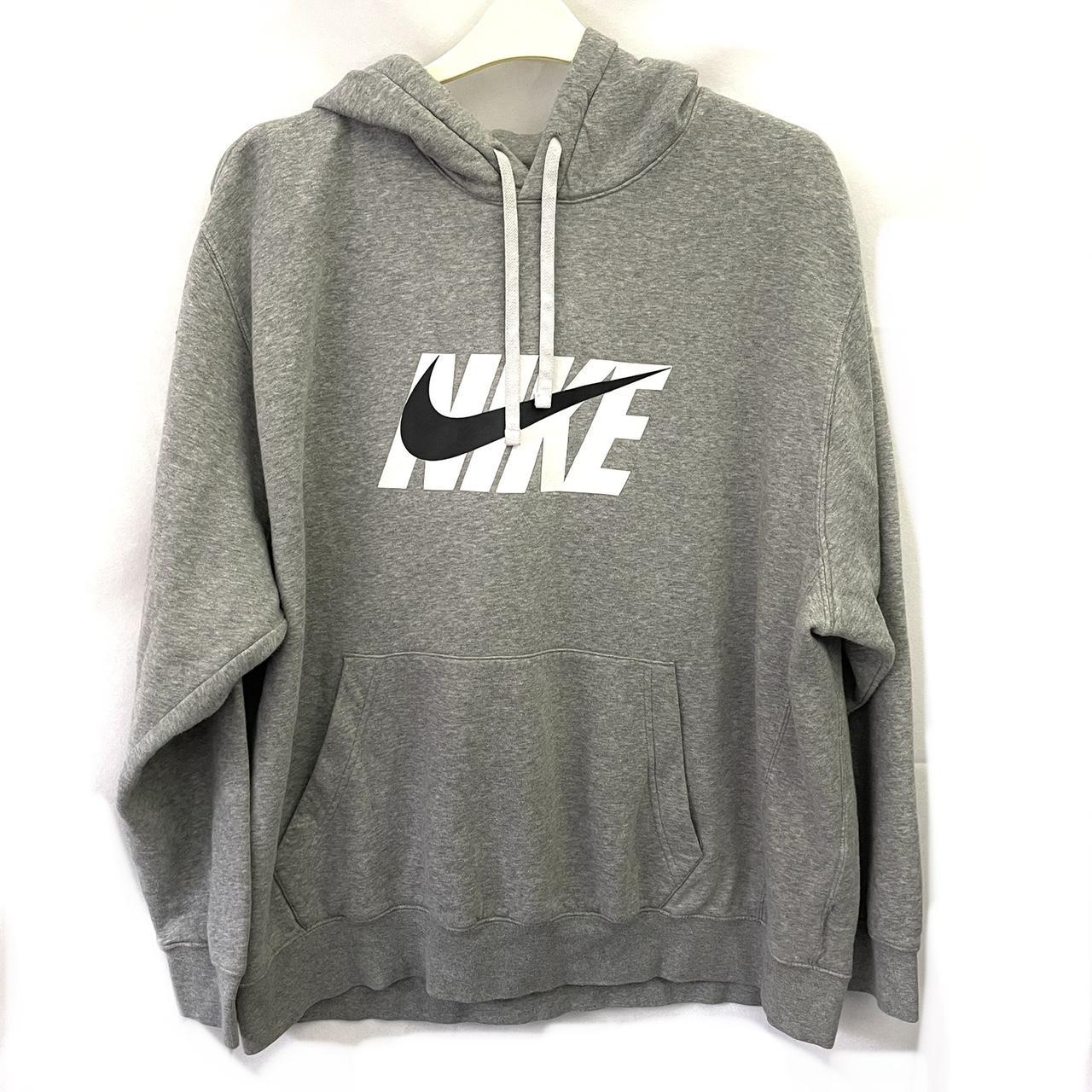 Nike sportswear graphic fleece hoodie CI9591... - Depop