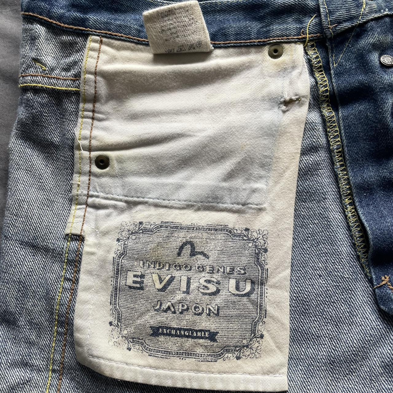 2004 Evisu Jeans (Selvage) Light Blue Condition: | Depop 2004 Evisu Jeans (Selvage) Light Blue Condition: | Depop