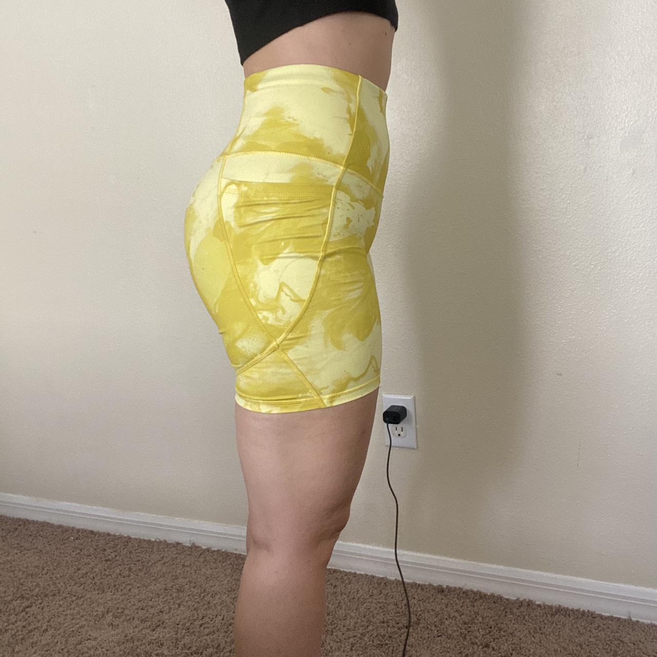 Target Women's Yellow Shorts Depop