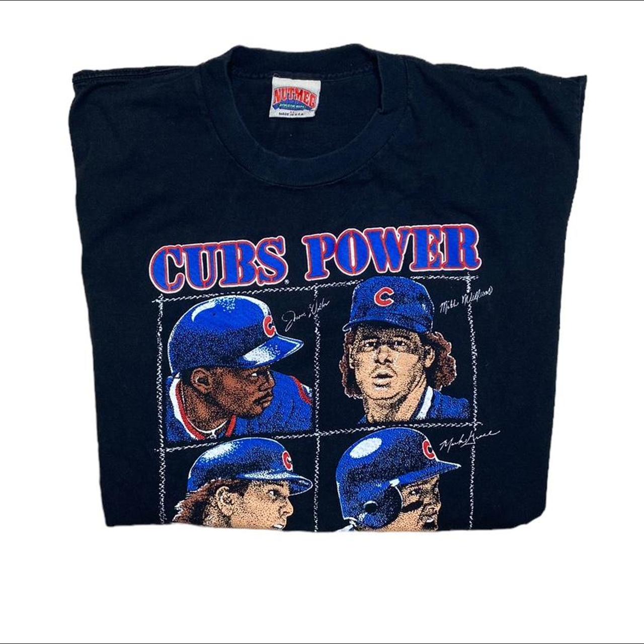 1990 Chicago Cubs MLB sweatshirt. In a mens size - Depop