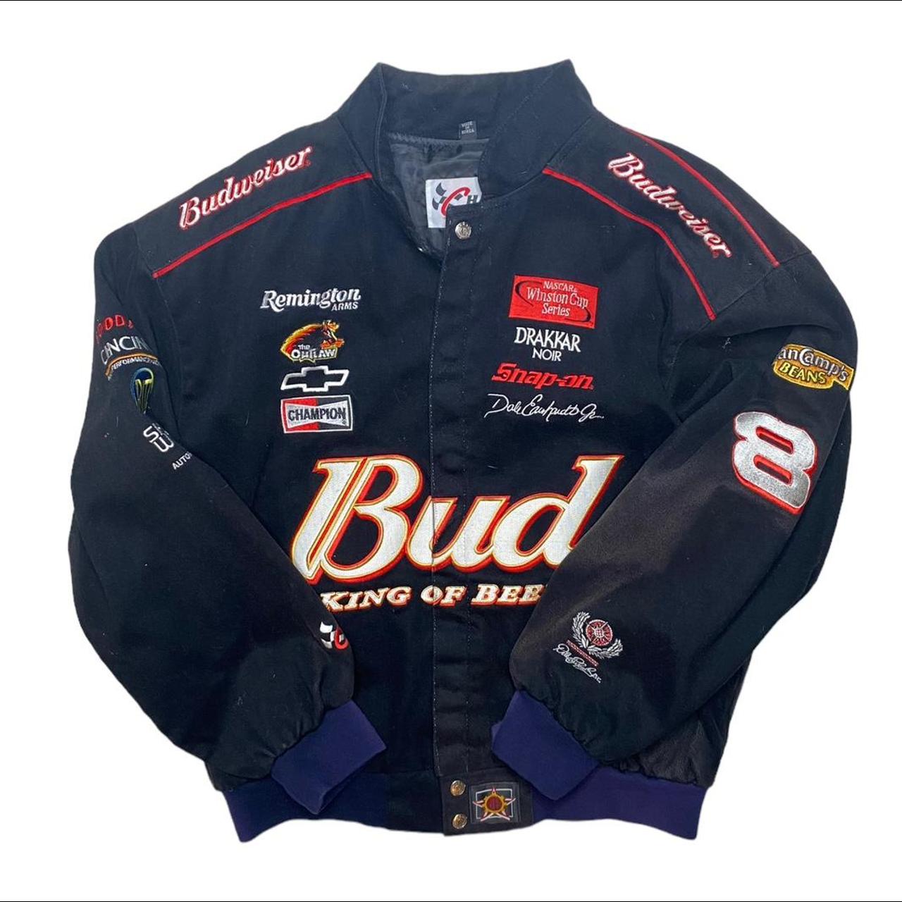 Vintage 1990s NASCAR Racing Budweiser Dale Earnhardt... - Depop