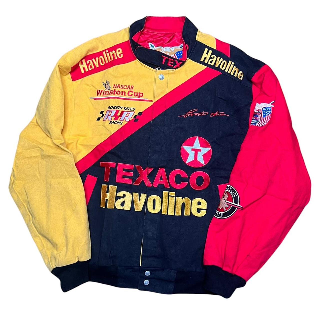 NASCAR Chase Authentics Texaco Havoline Robert retailer Yates Racing Vintage Jacket XL