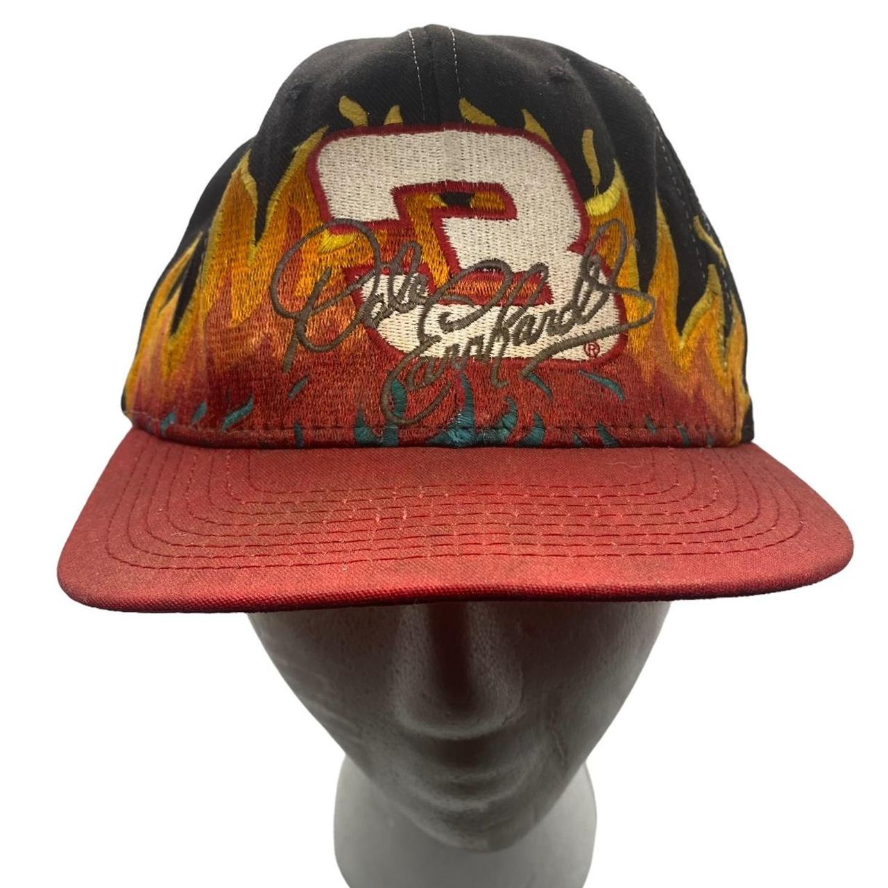 Vintage NASCAR Dale shops Earnhardt Flame Snapback Hat 90s