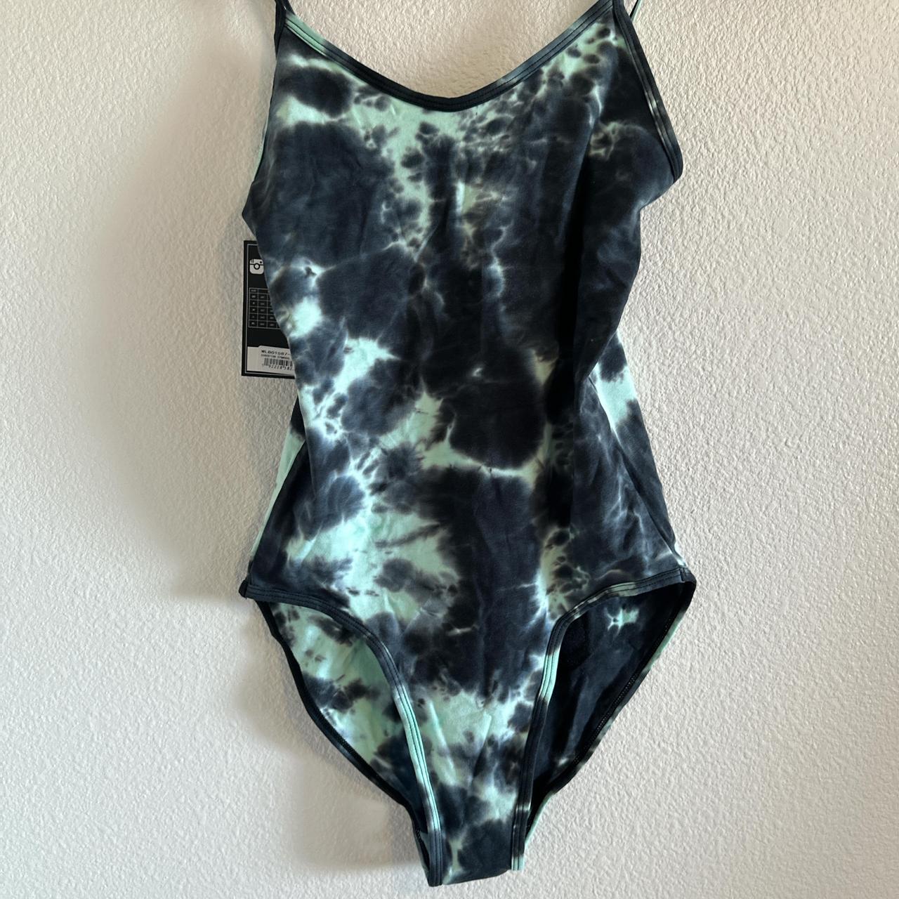 Blue tie dye ethika girls bodysuit! Size small and... - Depop