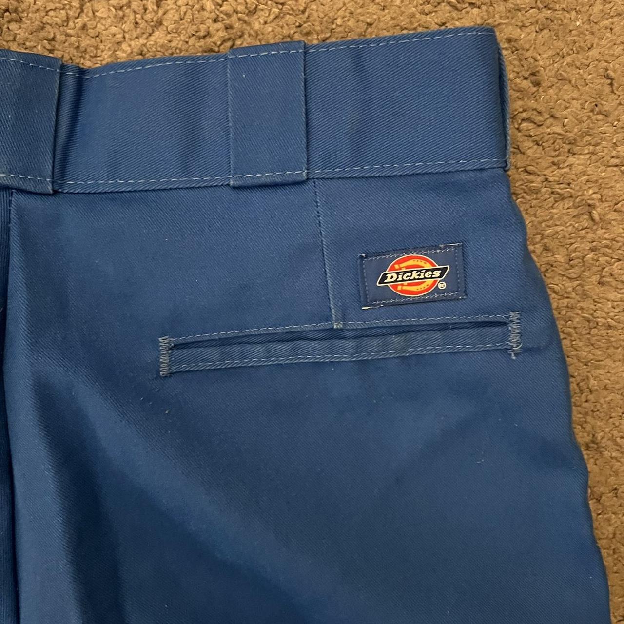 Dickie 874 Royal Blue Original Fit Work Pants raw... - Depop