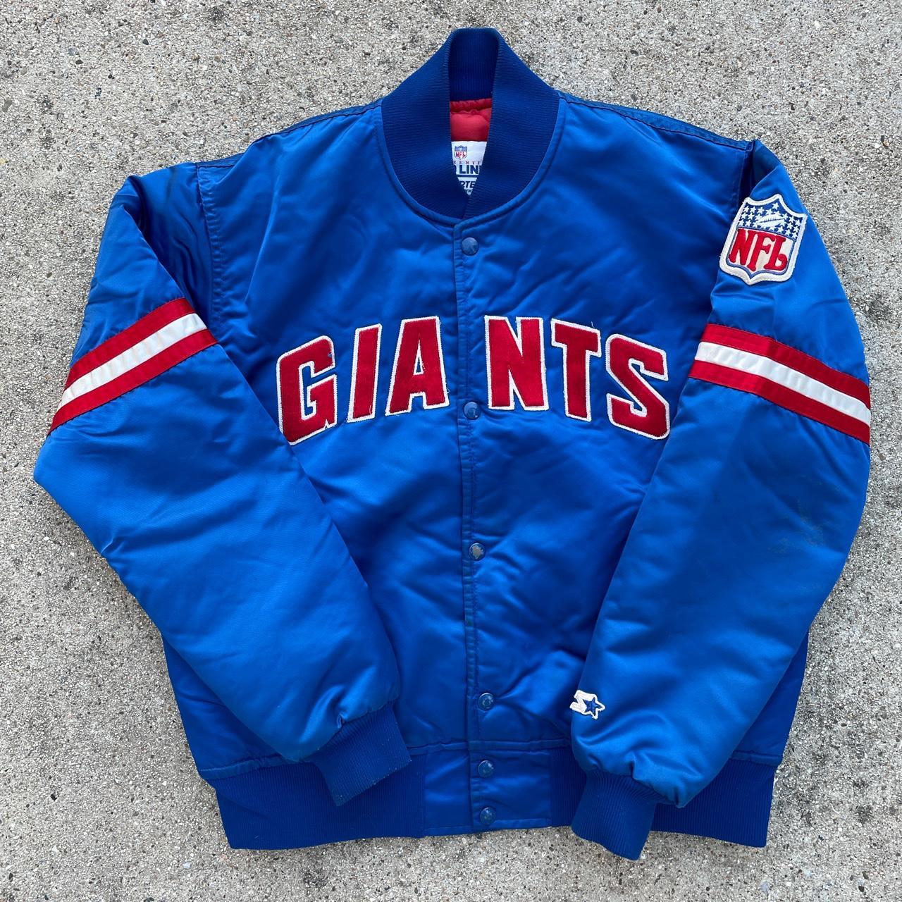 New York Giants Red/Blue Satin Jacket