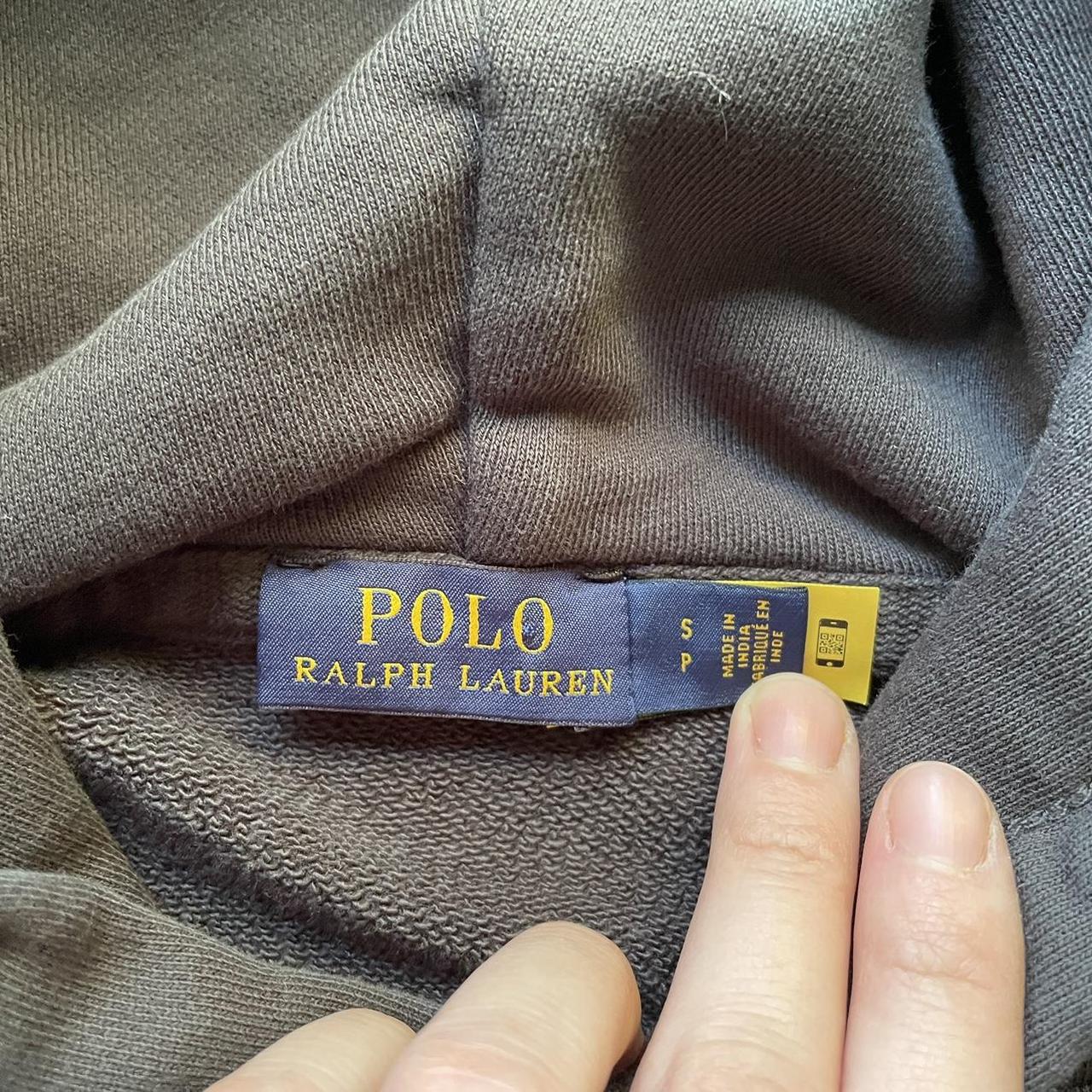 Polo spell out hoodie Sewn lettering Size small - Depop