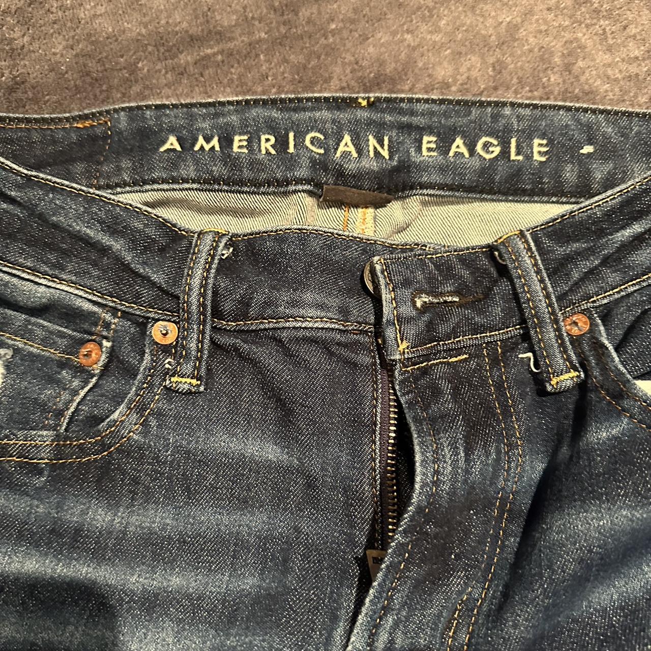 Men’s American eagle ripped jeans. Size 31x32. - Depop