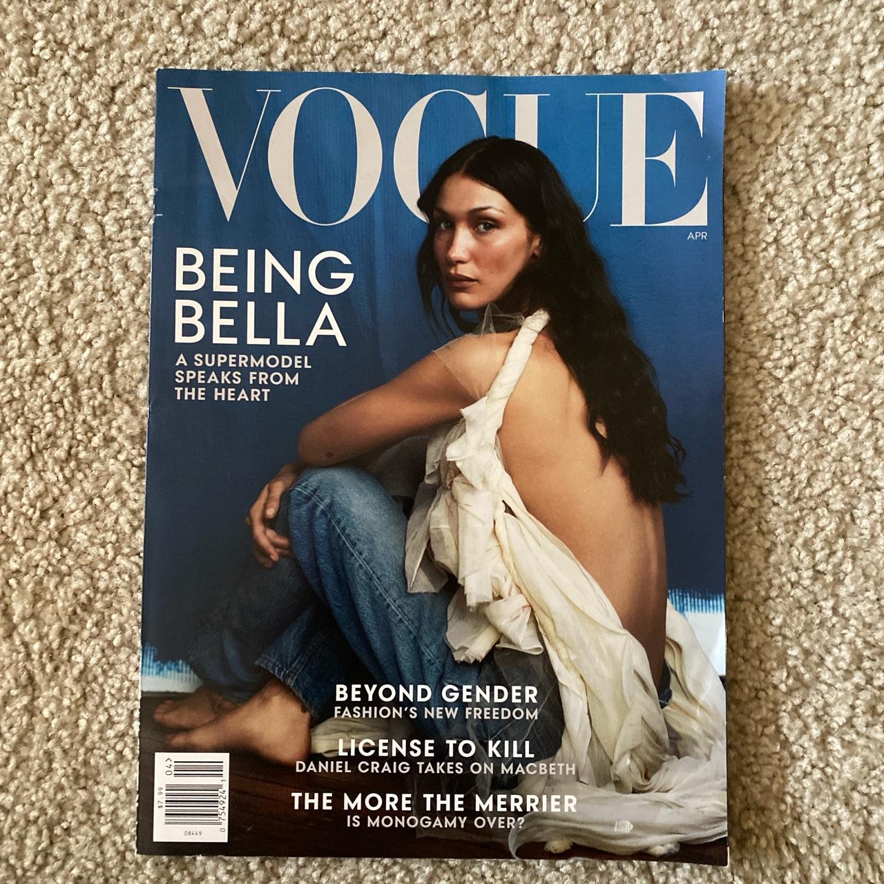 Vogue Magazine April 2022 Being Bella... Depop