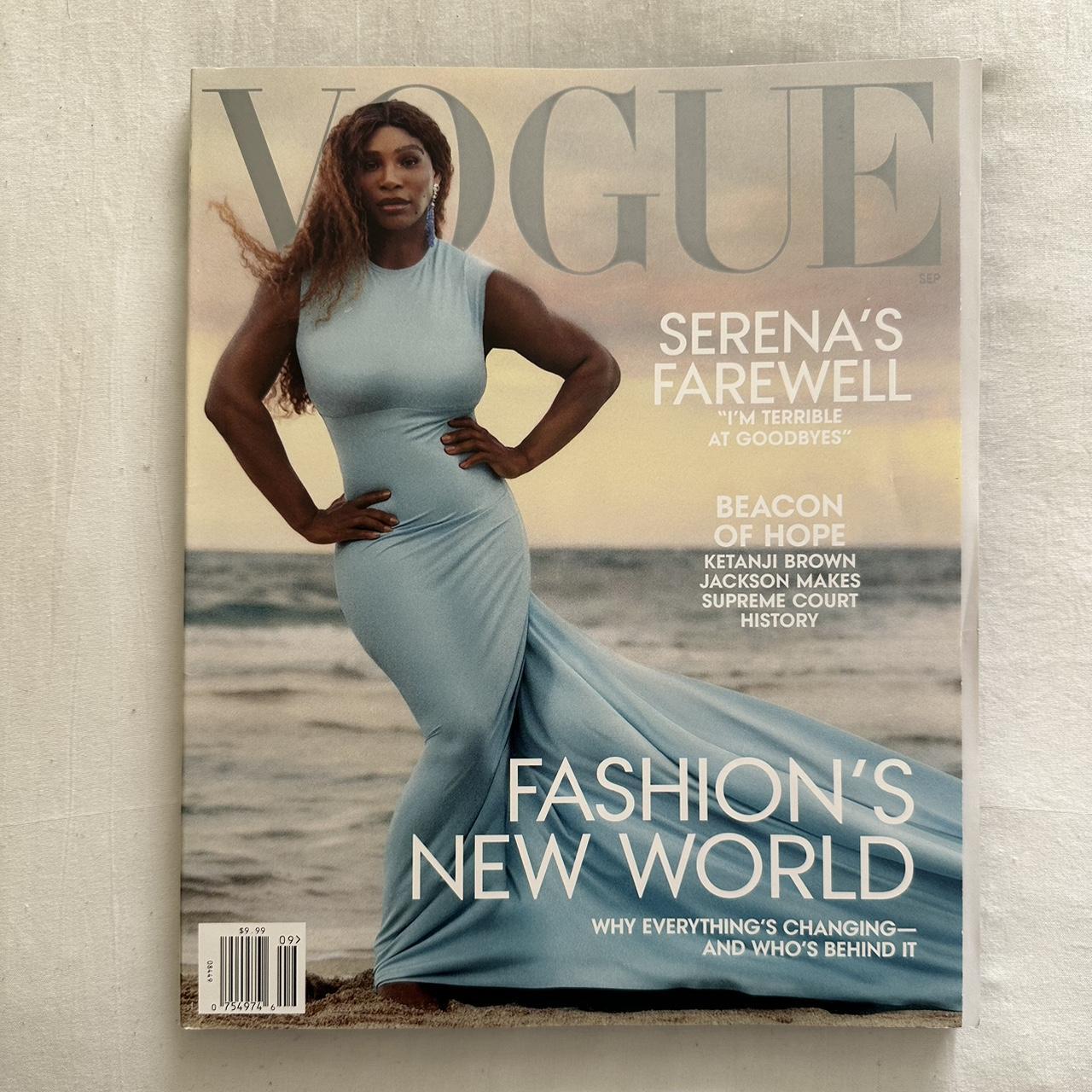 Vogue magazine September 2022 Serena Williams issue... - Depop