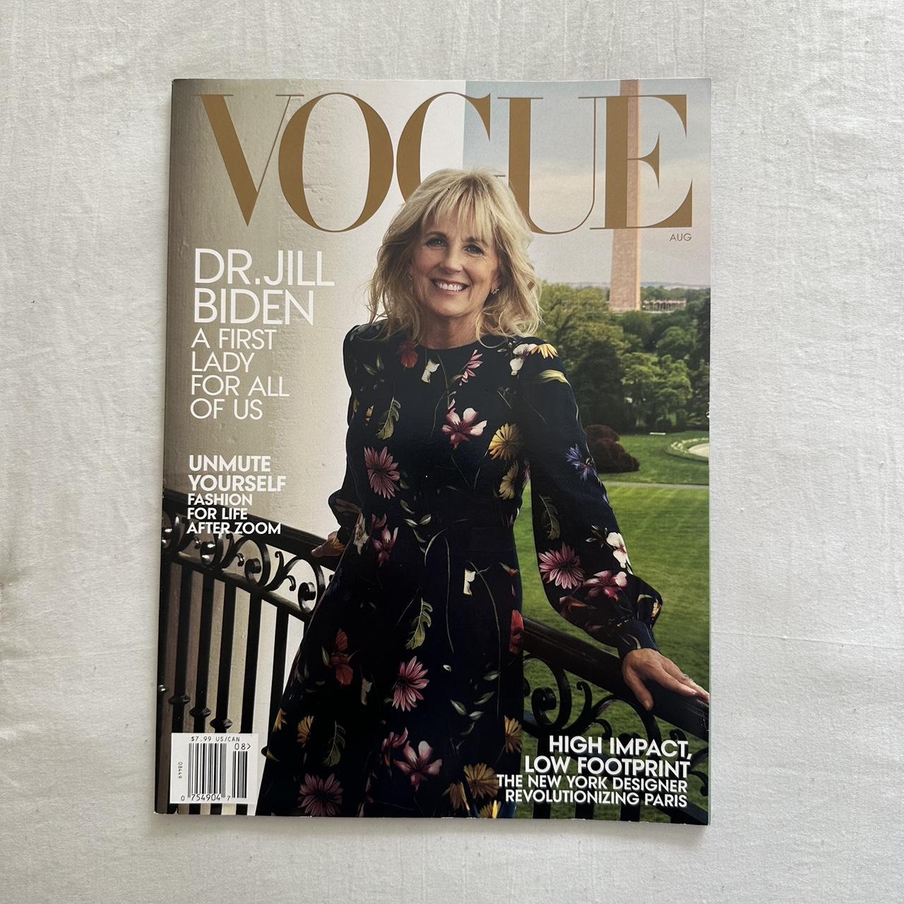 vogue magazine aug jill biden issue... - Depop