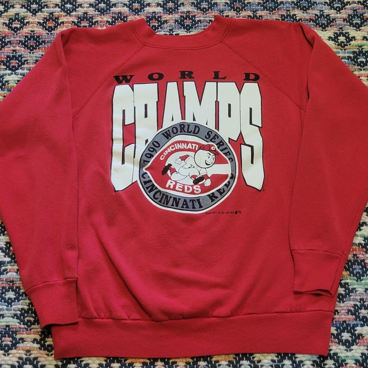 Vintage Cincinnati Reds World Series Champs Sweatshirt (1990) 