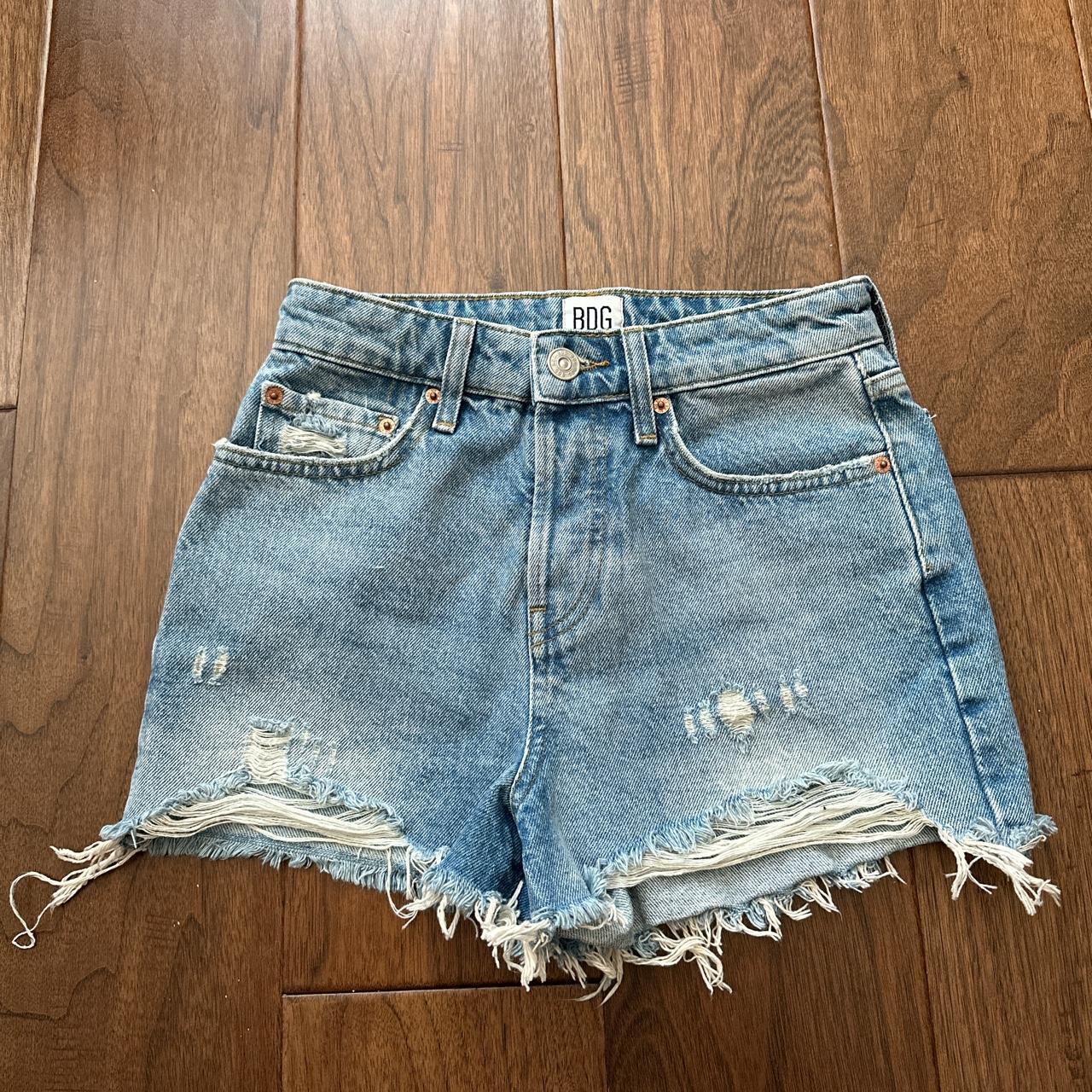 BDG summer cut off jean shorts 💙 worn once or twice,... - Depop