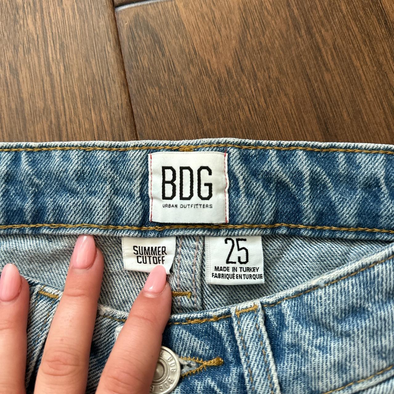 BDG summer cut off jean shorts 💙 worn once or twice,... - Depop