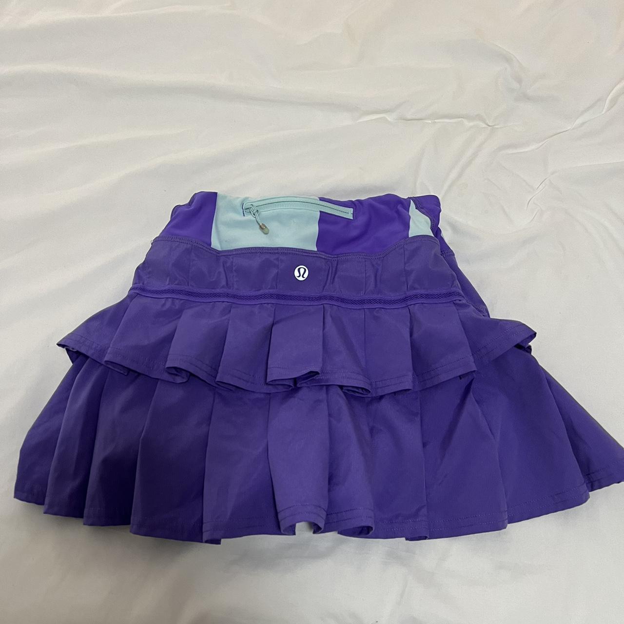 Lululemon Run Pace Setter Ruffle Skirt Womens Size 2 - Depop