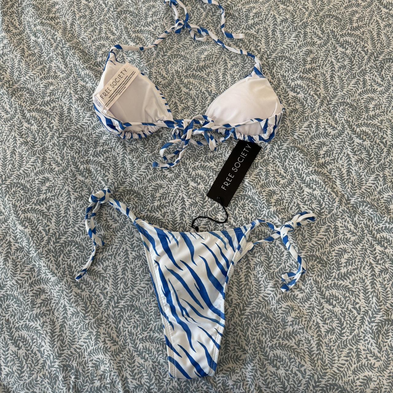 NWT Free Society Bikini from boutique (PUT TRIANGL... - Depop