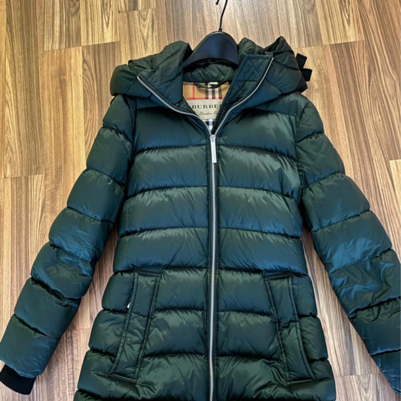 Burberry down clearance coat sale