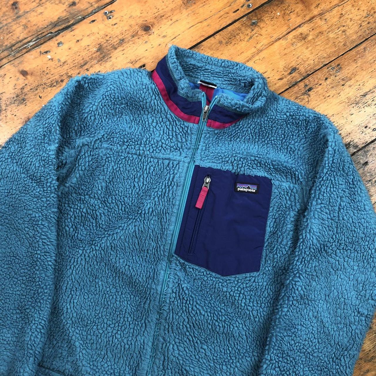 Vintage Patagonia Retro X Fleece Blue Vintage 00s... - Depop