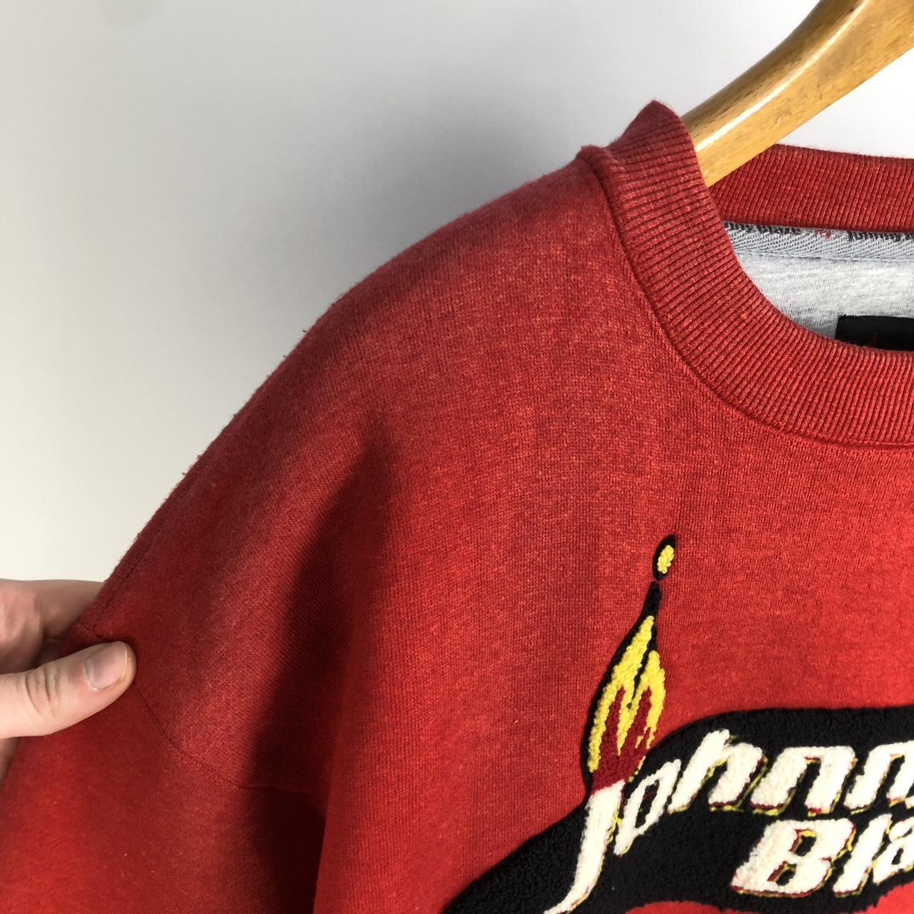 Vintage 90s Johnny Blaze Spell Out Sweatshirt Wu | Depop