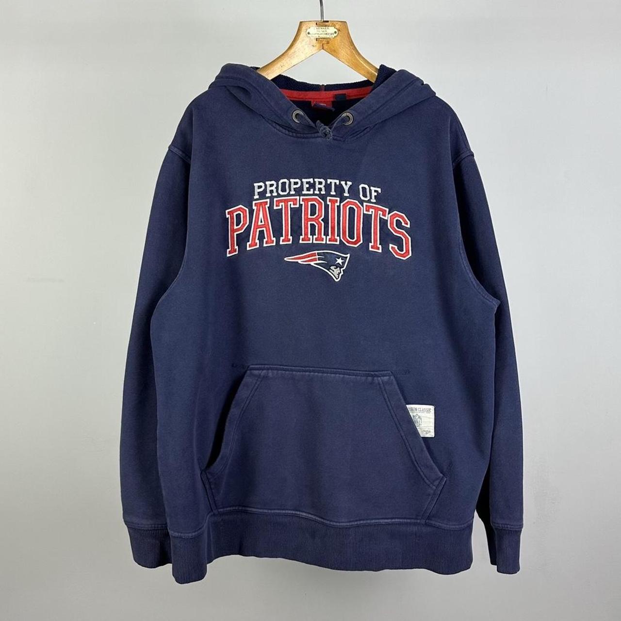 Vintage y2k Reebok New England Patriots Spell Out... - Depop