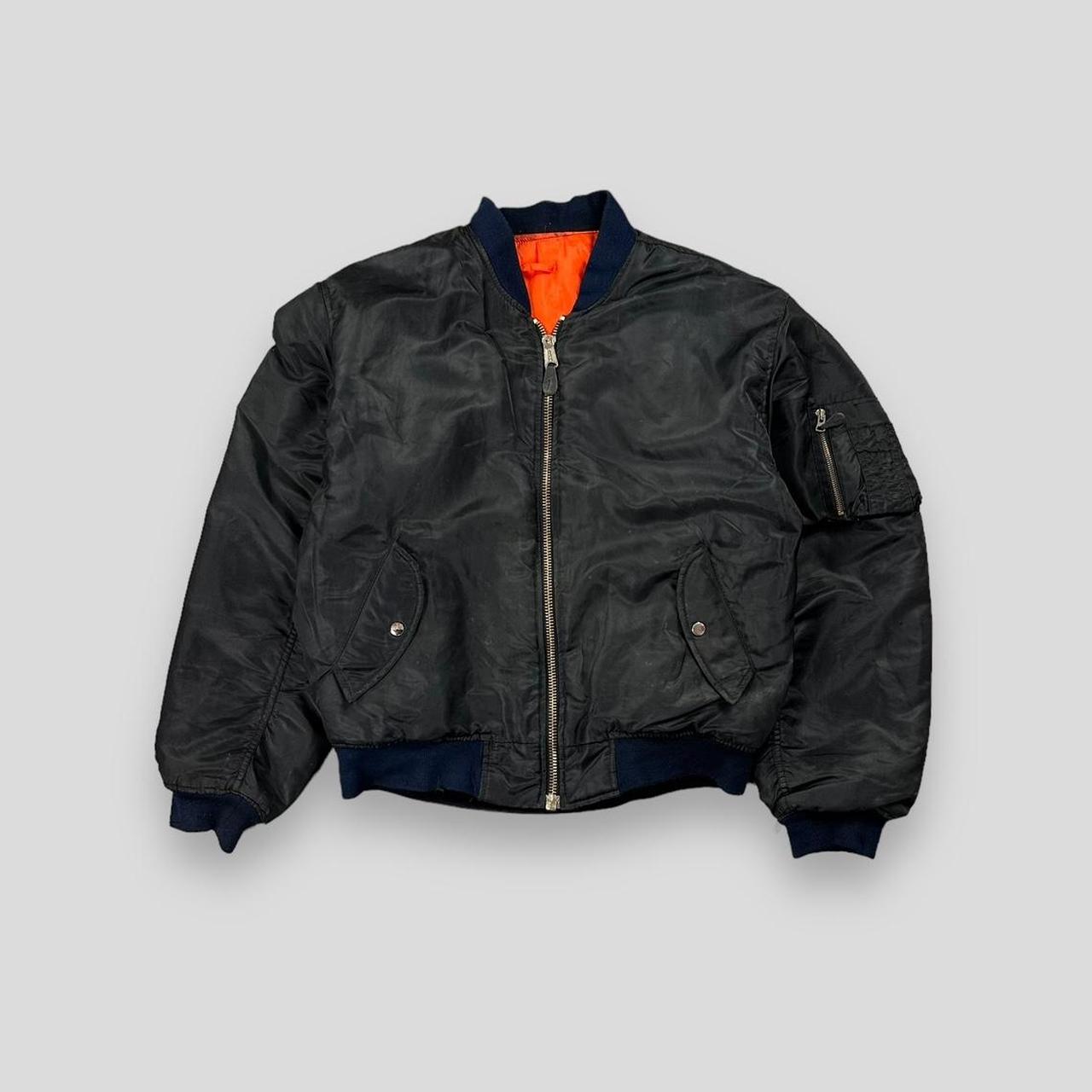 Vintage 90s Alpha Industries MA-1 Reversible Bomber