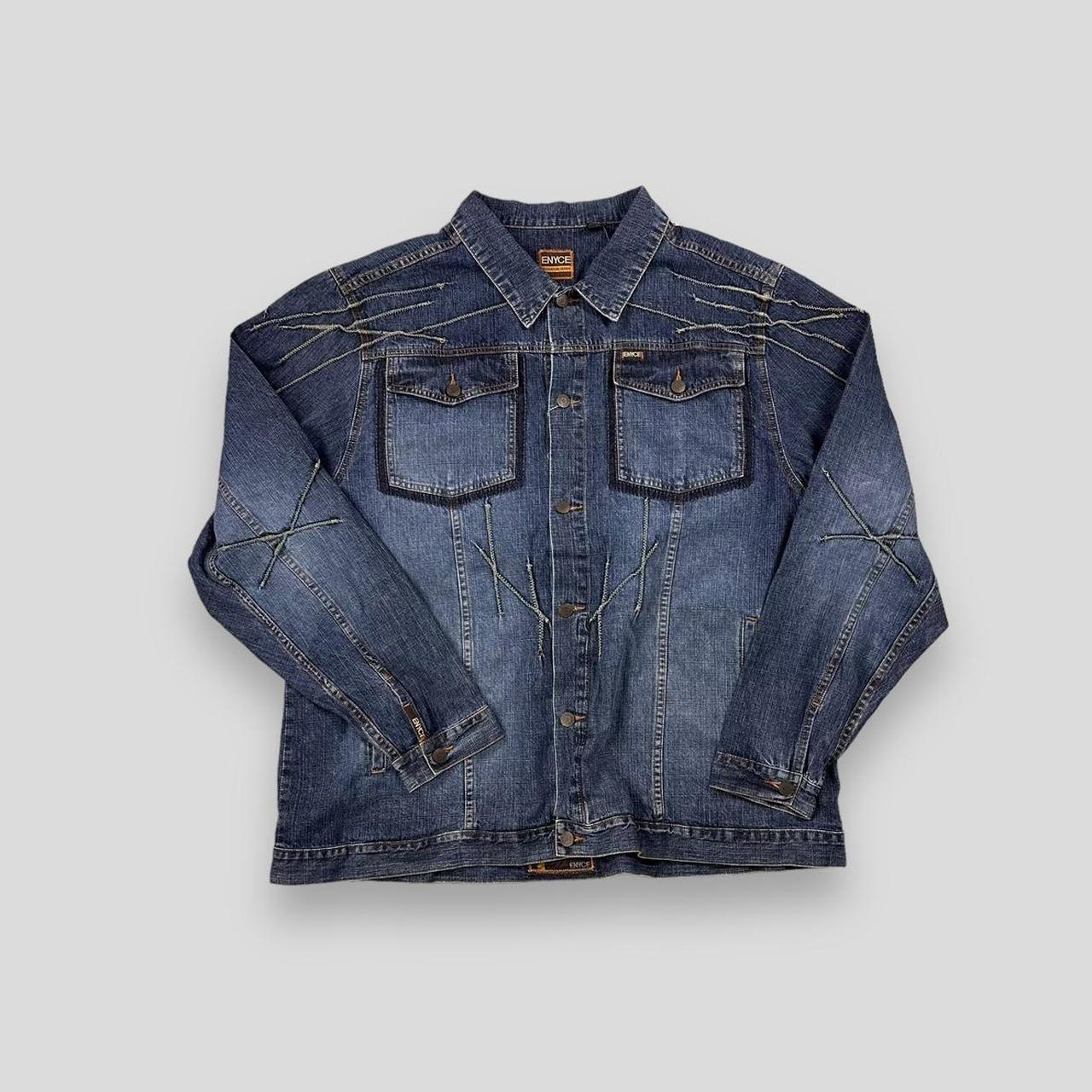 Vintage 90s Enyce Clothing Co. Hip Hop Denim Jacket | Depop
