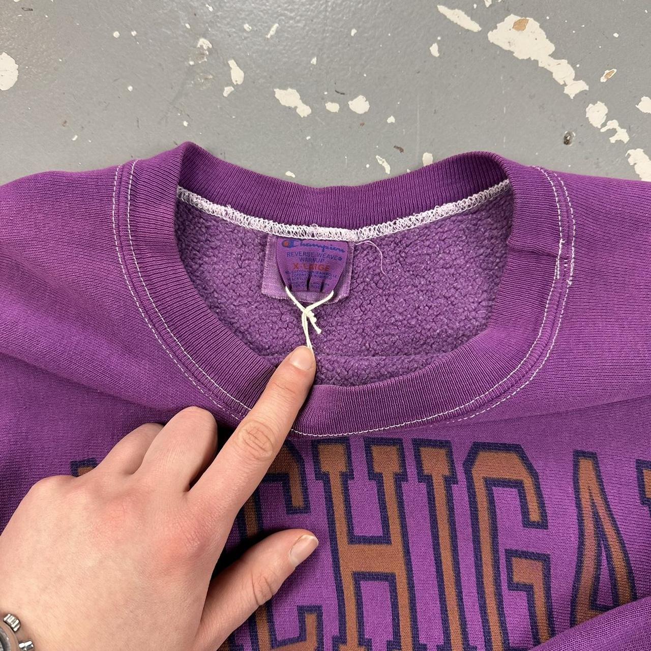Vintage 80s Michigan Champion Reverse Weave | Depop Vintage 80s Michigan Champion Reverse Weave | Depop
