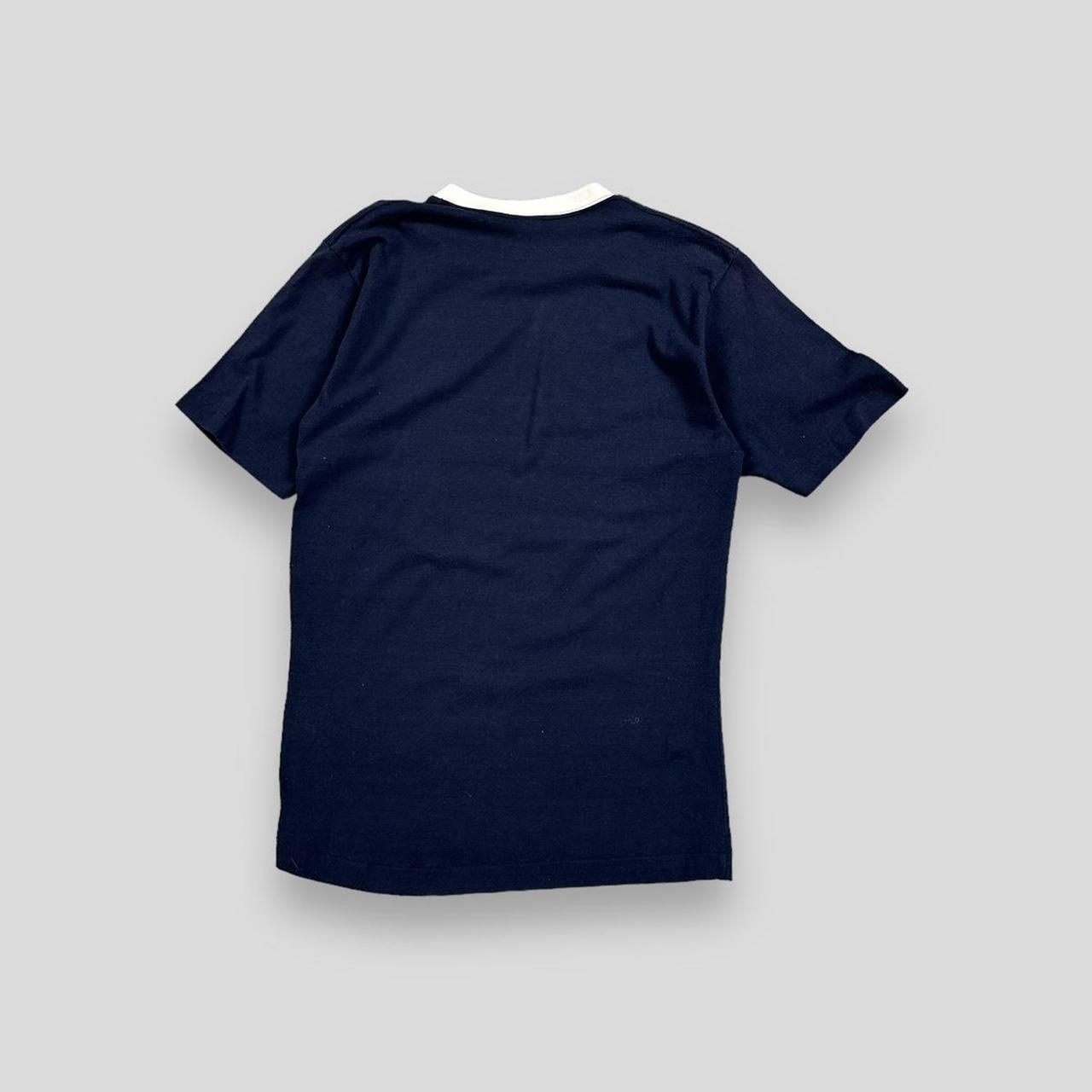 Vintage 70s Champion Blue Bar Olin Skis T Shirt Navy | Depop