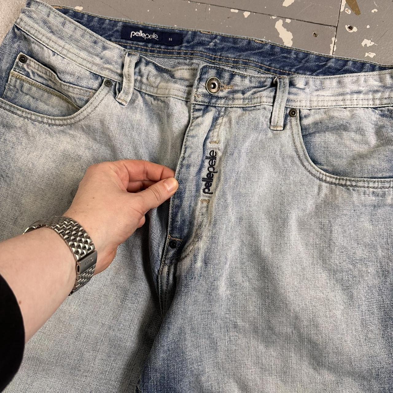 Vintage 90s Pelle Pelle Baggy Carpenter Jorts Blue | Depop Vintage 90s Pelle Pelle Baggy Carpenter Jorts Blue | Depop